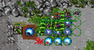 Knight Vicius Blocking 4 Hydras + Vozuk 2
